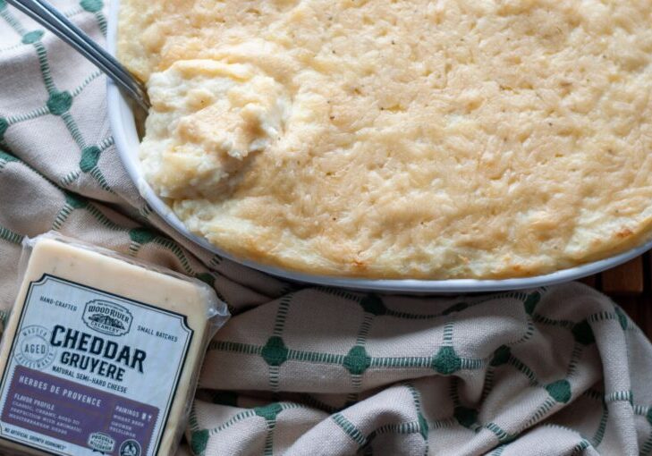 Homestyle Herbed Cheesy Mashed Potatoes, Recipe & Photo Courtesy of Our Love Language is Food