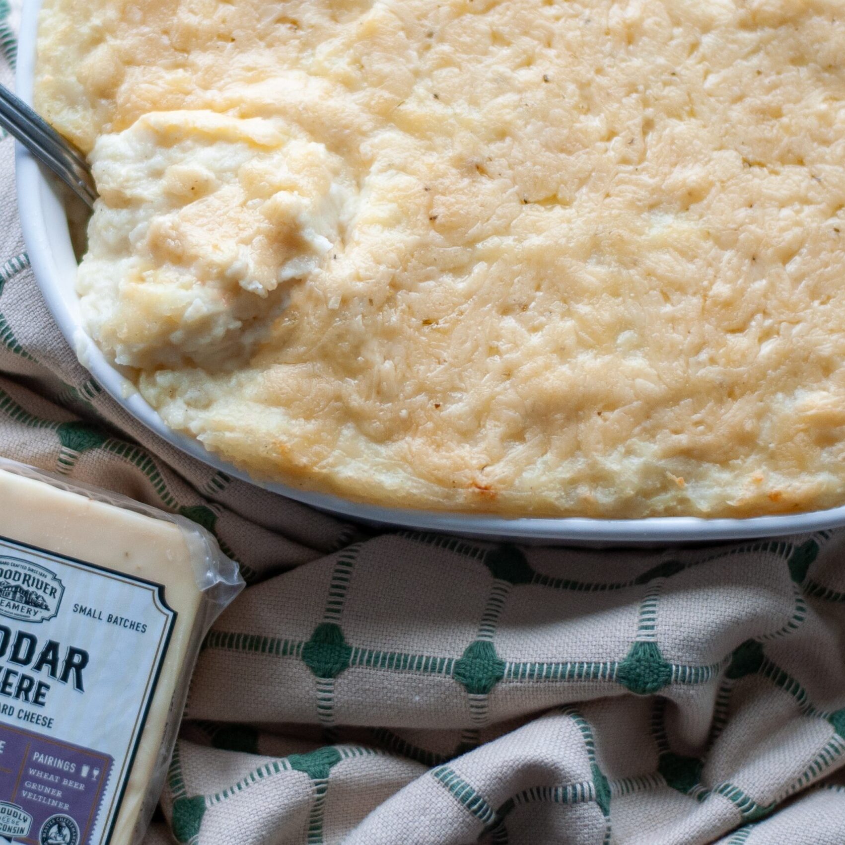 Homestyle Herbed Cheesy Mashed Potatoes, Recipe & Photo Courtesy of Our Love Language is Food