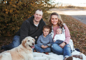 Jake Kruschke and his wife, Jade, are raising their two young sons