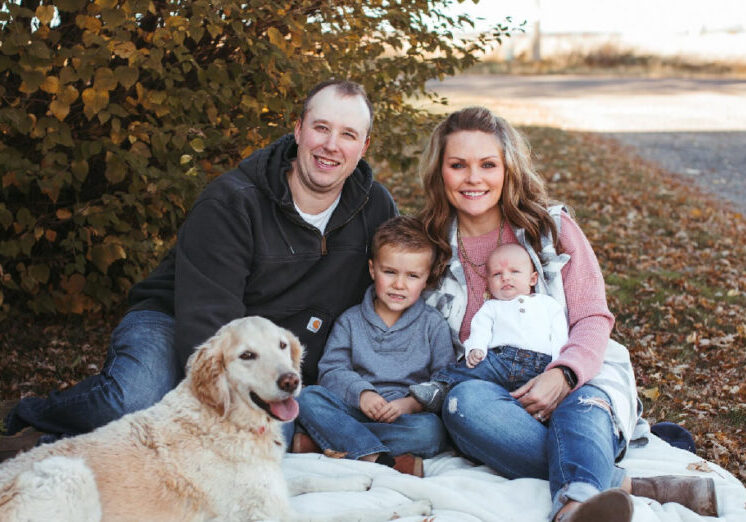 Jake Kruschke and his wife, Jade, are raising their two young sons