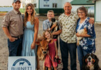 Mathison Family portrait at Crisly Farm