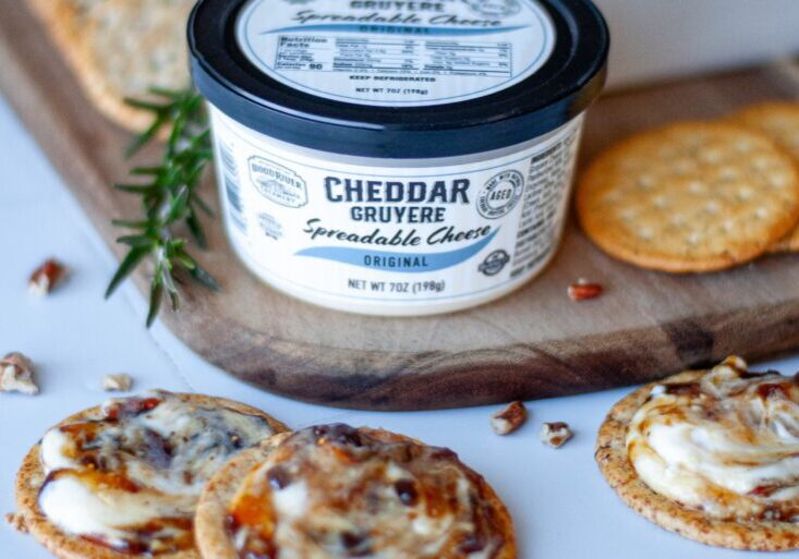 Figgy Cheddar Gruyere Spread, Recipe and Photo Courtesy of Our Love Language is Food