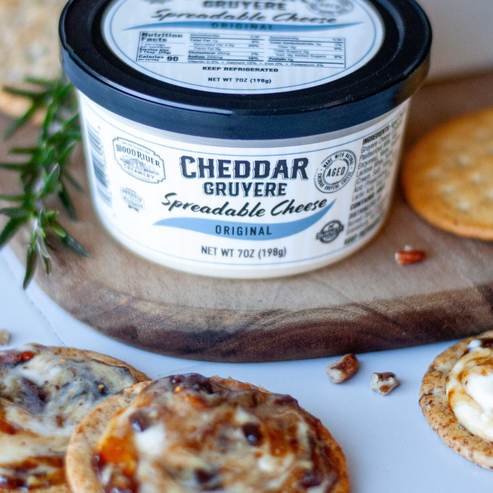 Figgy Cheddar Gruyere Spread, Recipe and Photo Courtesy of Our Love Language is Food